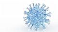 Solitary Intrusion: 3D Virus Captured in Isolation